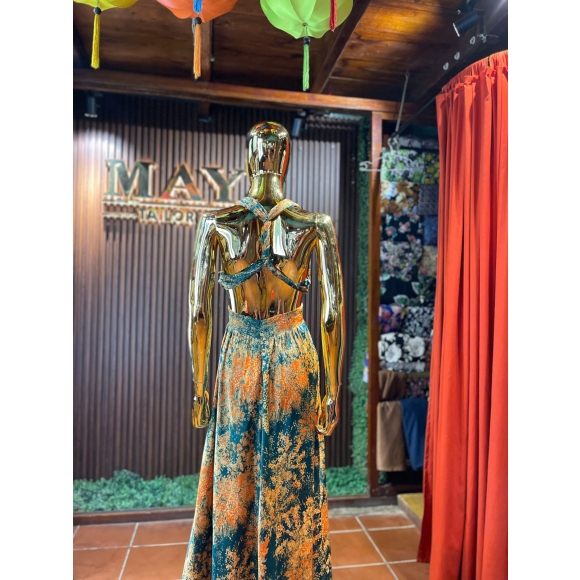 Midnight Garden Maxi Gownn